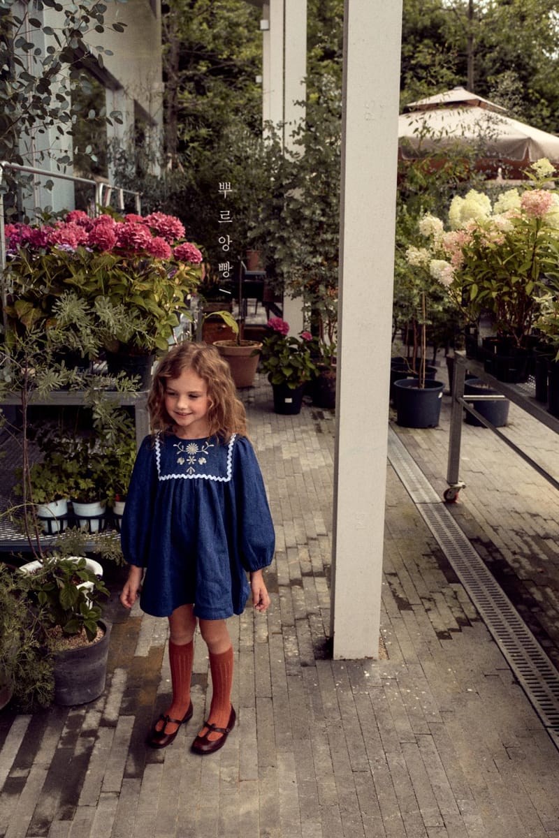 POURENFANT - Korean Children Fashion - #Kfashion4kids - Lily Denim One-piece - 8