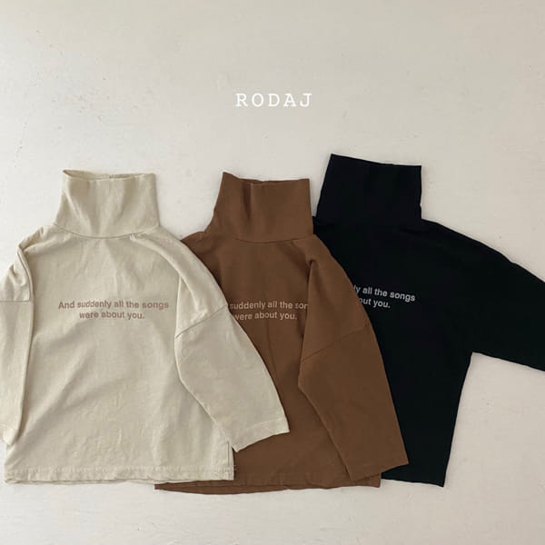 RODA J - Korean Children Fashion - #Kfashion4kids - All The Turtleneck Tee - 12