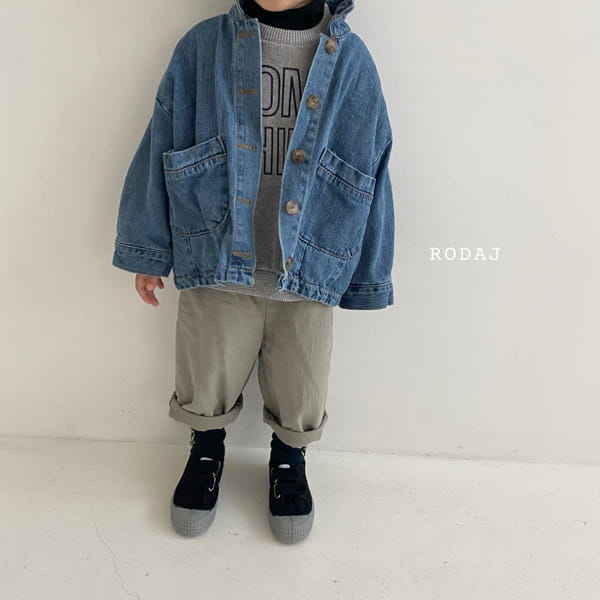 RODA J - Korean Children Fashion - #Kfashion4kids - Feed Denim Jacket
