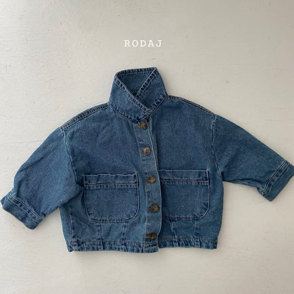 RODA J - Korean Children Fashion - #Kfashion4kids - Feed Denim Jacket - 11