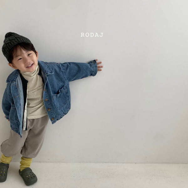 RODA J - Korean Children Fashion - #Kfashion4kids - Feed Denim Jacket - 5