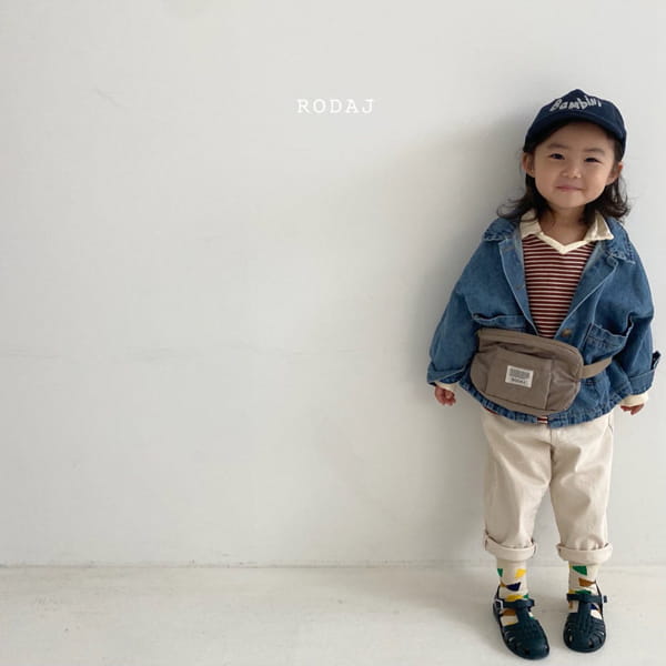 RODA J - Korean Children Fashion - #Kfashion4kids - Feed Denim Jacket - 8