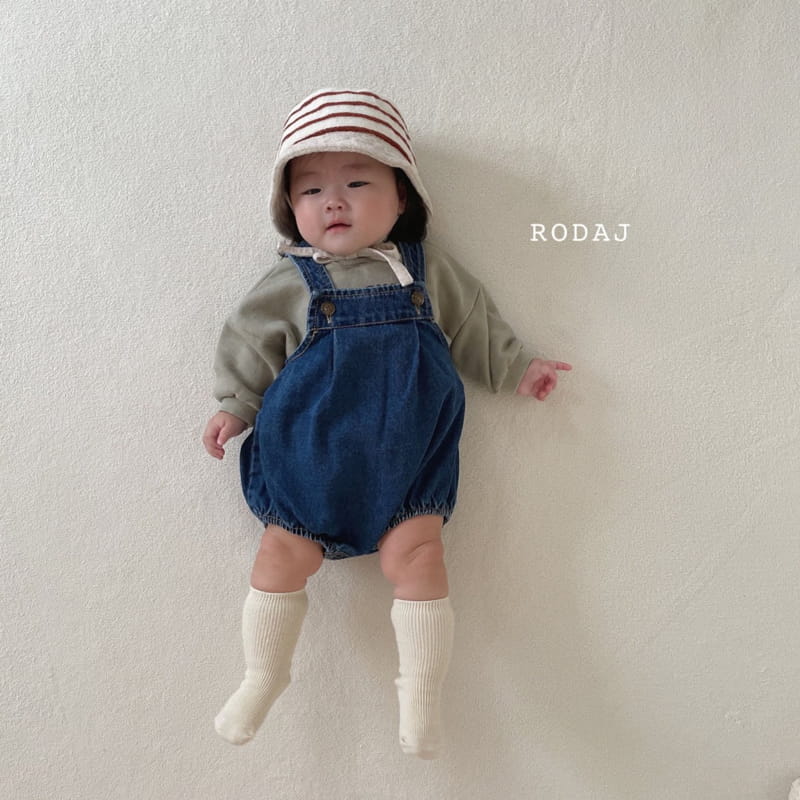 RODA J - Korean Children Fashion - #Kfashion4kids - Wish Denim Romper - 2