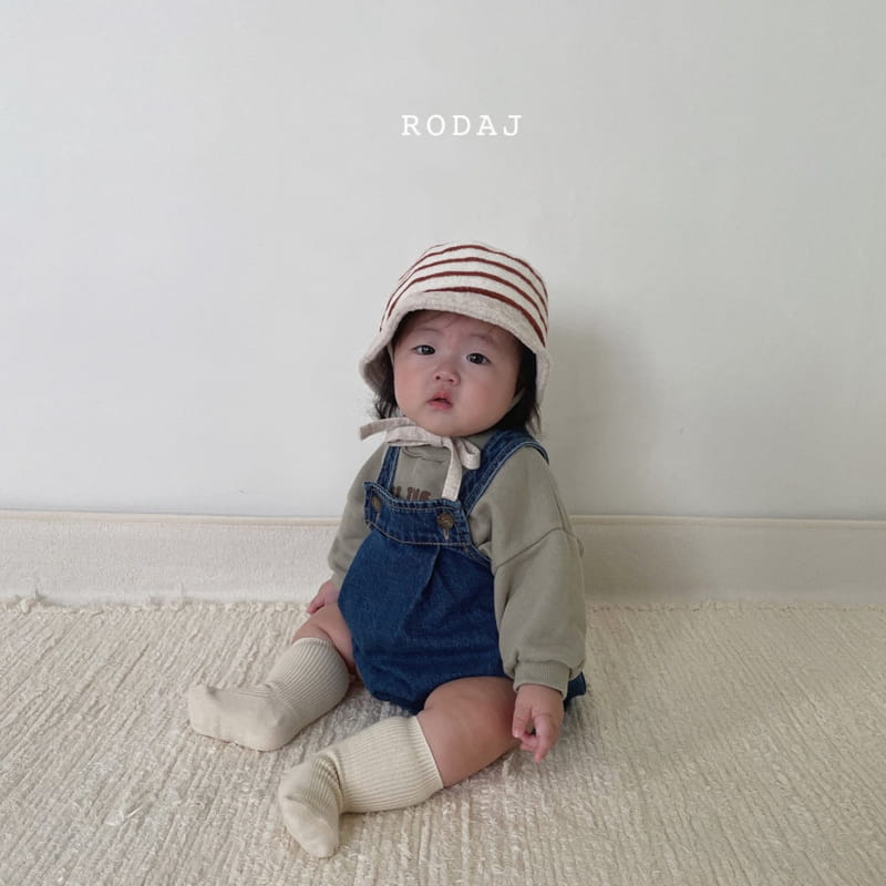 RODA J - Korean Children Fashion - #Kfashion4kids - Wish Denim Romper - 5