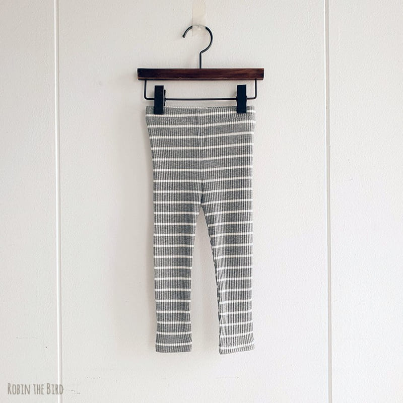 SAEROBIN - Korean Children Fashion - #Kfashion4kids - Stripes Rib Leggings - 3
