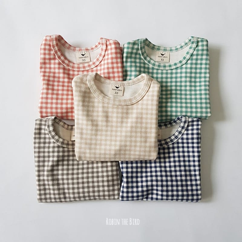 SAEROBIN - Korean Children Fashion - #Kfashion4kids - Check Easywear - 8
