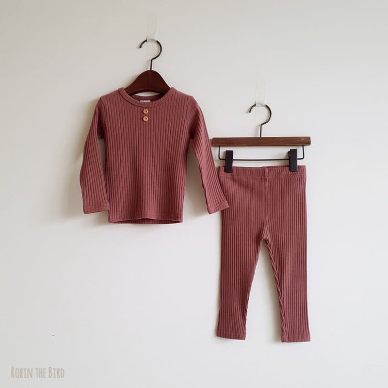 SAEROBIN - Korean Children Fashion - #Kfashion4kids - Two Button Rib Easywear - 2
