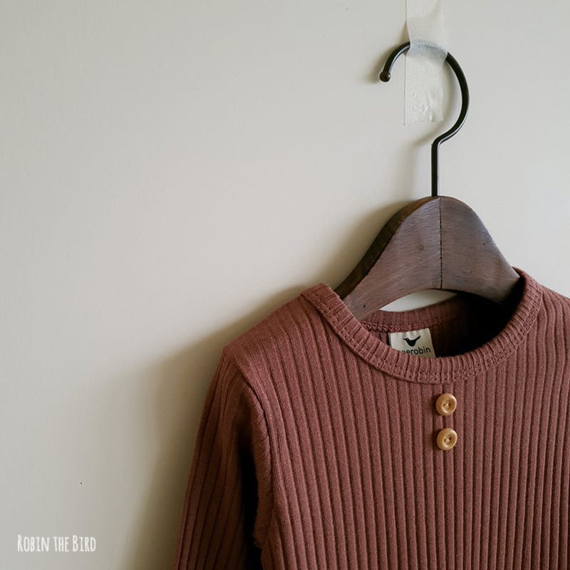 SAEROBIN - Korean Children Fashion - #Kfashion4kids - Two Button Rib Easywear - 5