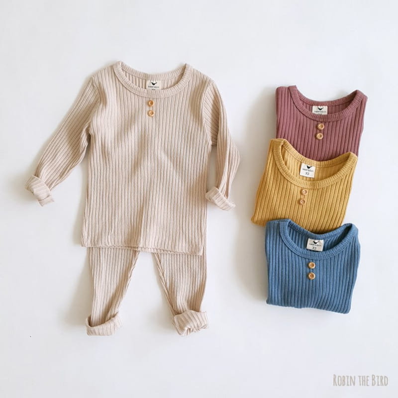 SAEROBIN - Korean Children Fashion - #Kfashion4kids - Two Button Rib Easywear - 7