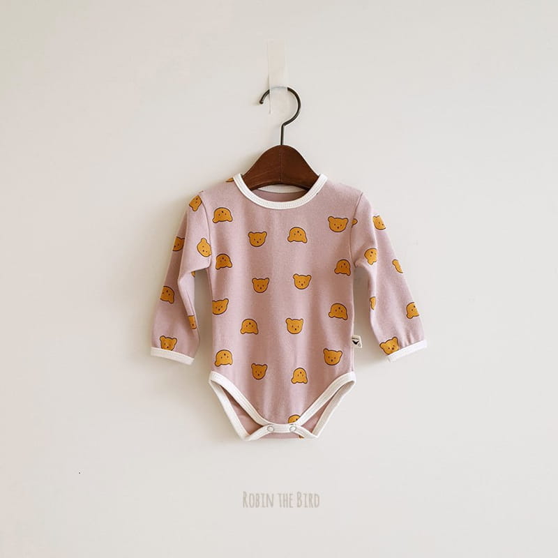 SAEROBIN - Korean Children Fashion - #Kfashion4kids - Bear Bodysuit with Leggings - 8