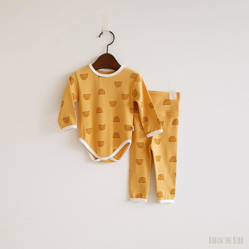 SAEROBIN - Korean Children Fashion - #Kfashion4kids - Bear Bodysuit - 4