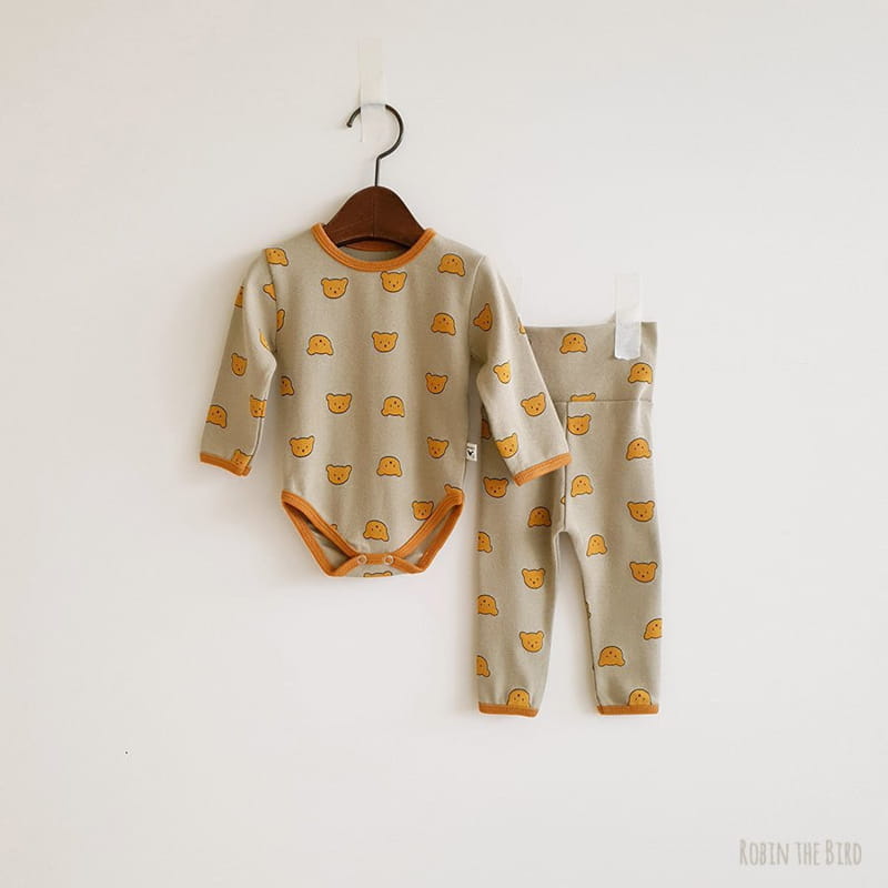 SAEROBIN - Korean Children Fashion - #Kfashion4kids - Bear Bodysuit - 6