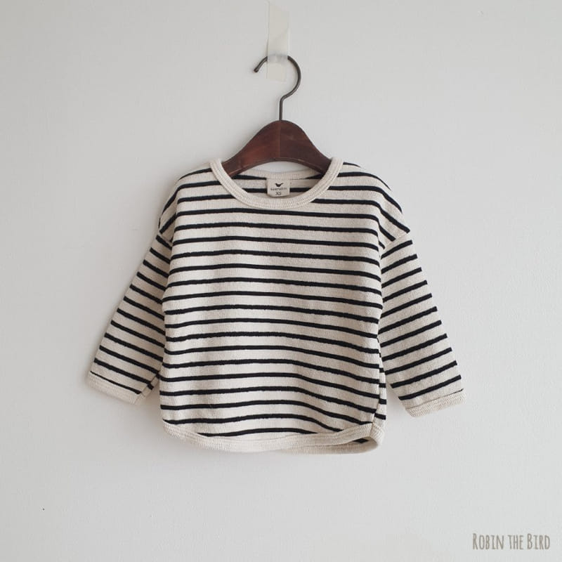 SAEROBIN - Korean Children Fashion - #Kfashion4kids - Stripes Thick Tee