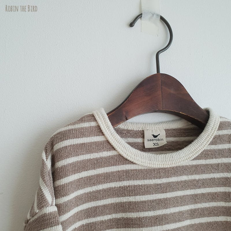 SAEROBIN - Korean Children Fashion - #Kfashion4kids - Stripes Thick Tee - 4