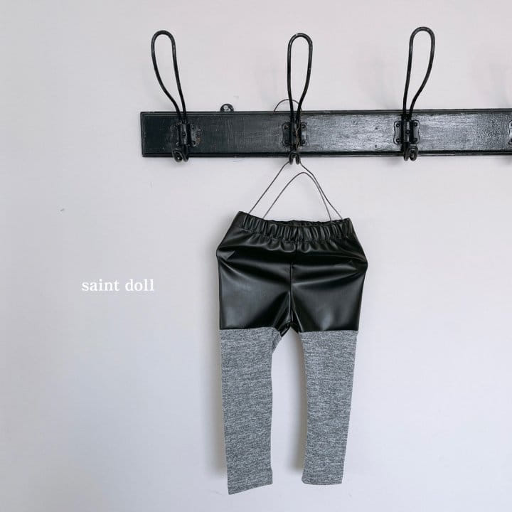 SAINT DOLL - Korean Children Fashion - #Kfashion4kids - Half Half Leggings - 2