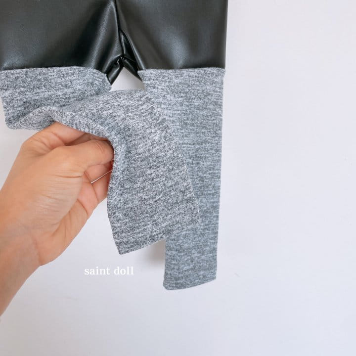 SAINT DOLL - Korean Children Fashion - #Kfashion4kids - Half Half Leggings - 3