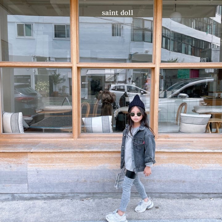 SAINT DOLL - Korean Children Fashion - #Kfashion4kids - Half Half Leggings - 4