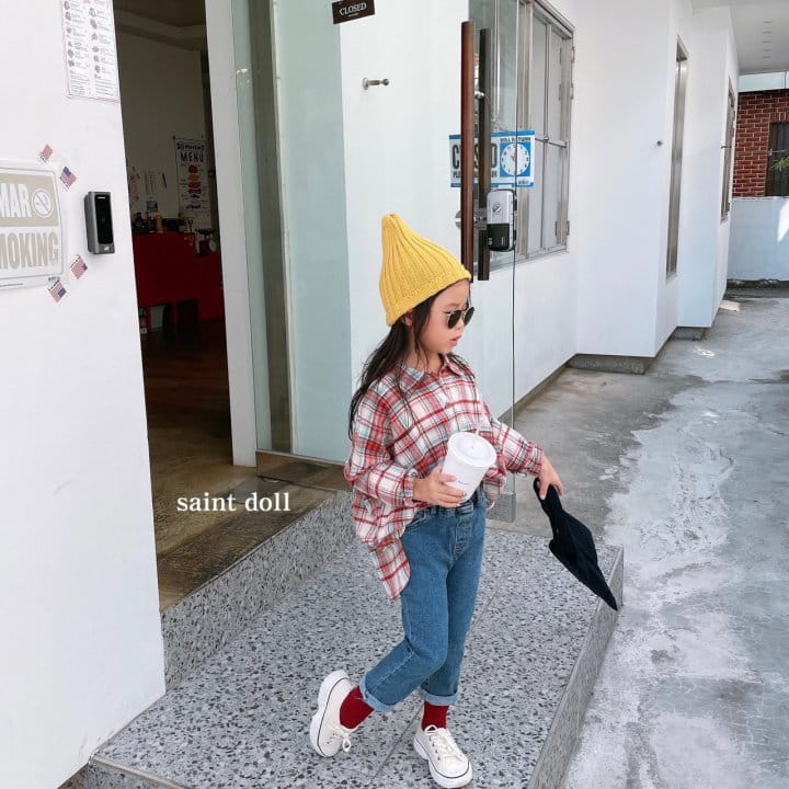 SAINT DOLL - Korean Children Fashion - #Kfashion4kids - Square Check Shirt - 11