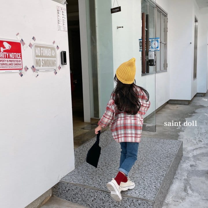 SAINT DOLL - Korean Children Fashion - #Kfashion4kids - Square Check Shirt - 12