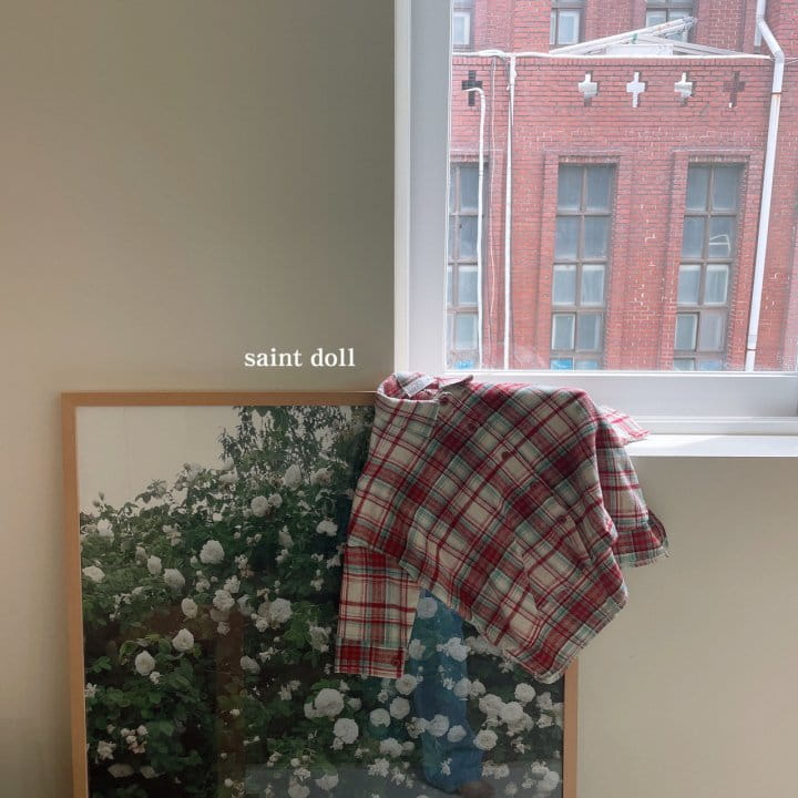 SAINT DOLL - Korean Children Fashion - #Kfashion4kids - Square Check Shirt - 3