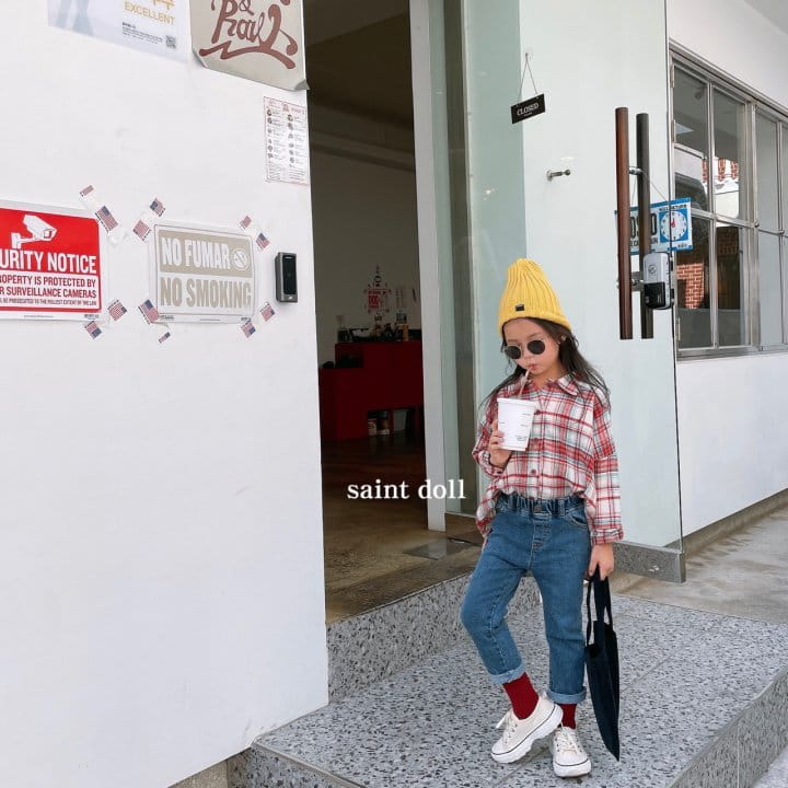 SAINT DOLL - Korean Children Fashion - #Kfashion4kids - Square Check Shirt - 9