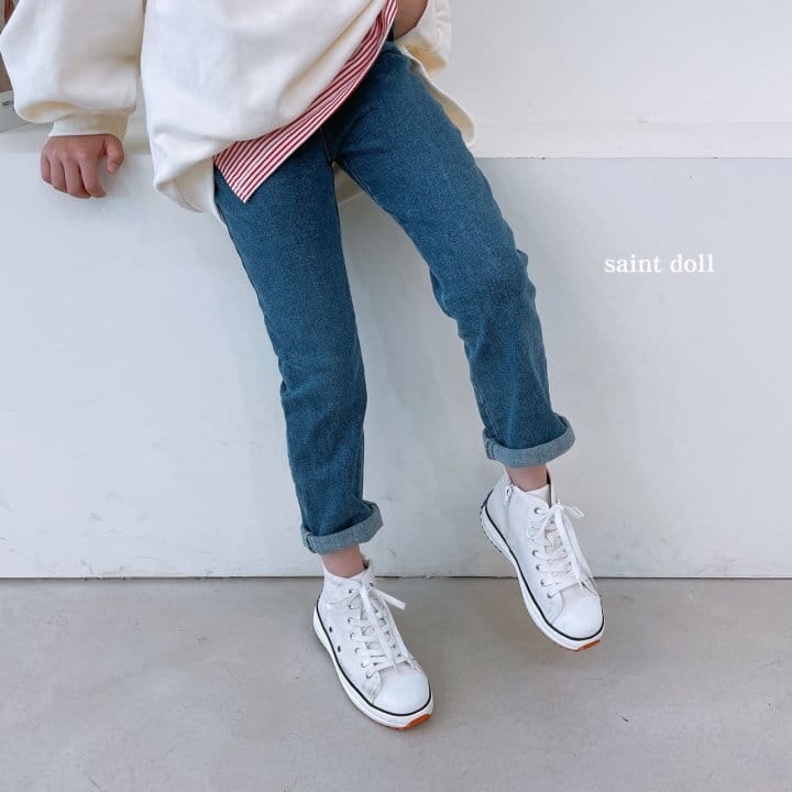 SAINT DOLL - Korean Children Fashion - #Kfashion4kids - Slim Straight Denim Pants - 11