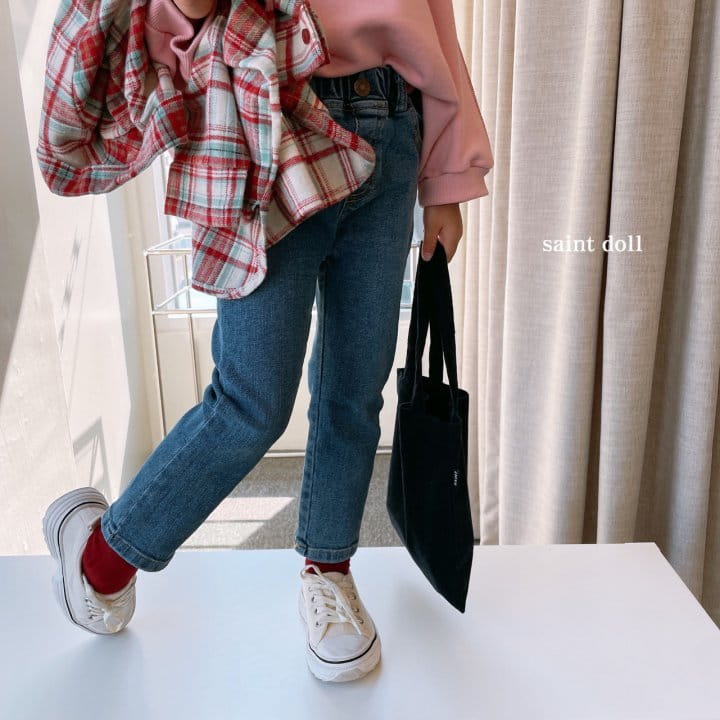 SAINT DOLL - Korean Children Fashion - #Kfashion4kids - Slim Straight Denim Pants - 5