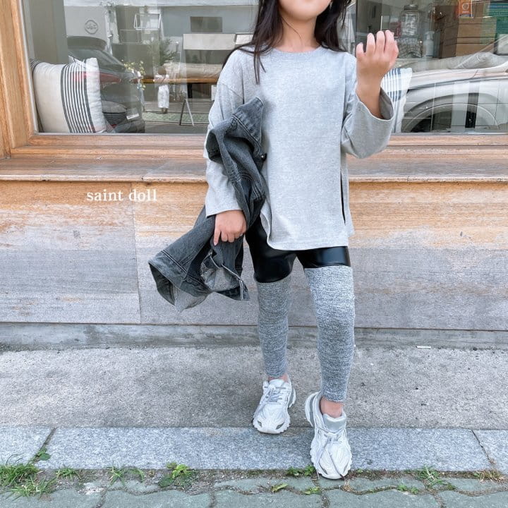 SAINT DOLL - Korean Children Fashion - #Kfashion4kids - Fron Slit Tee with Mom - 11
