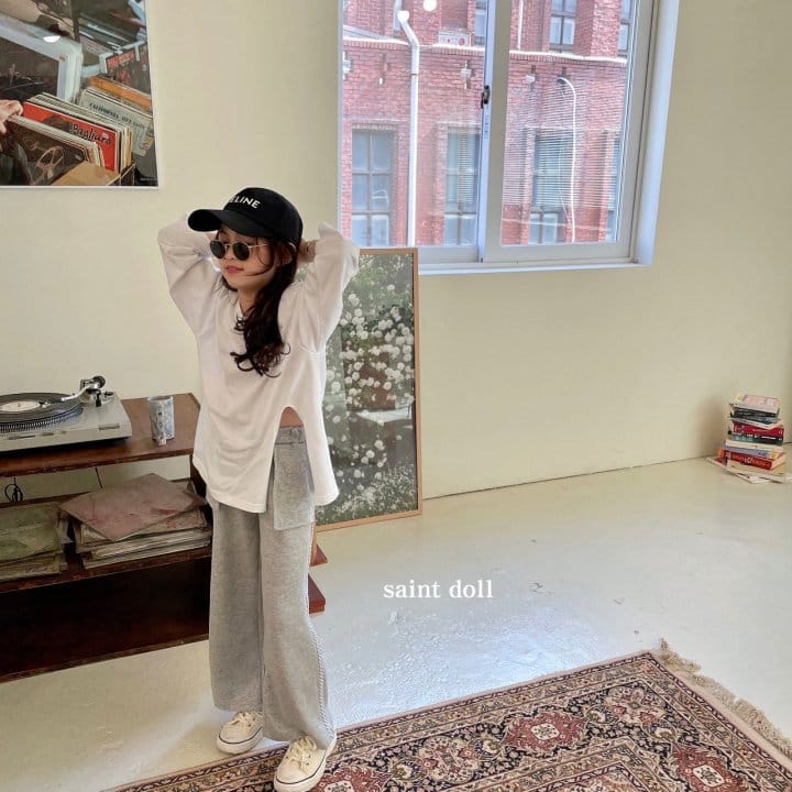 SAINT DOLL - Korean Children Fashion - #Kfashion4kids - Fron Slit Tee with Mom - 7