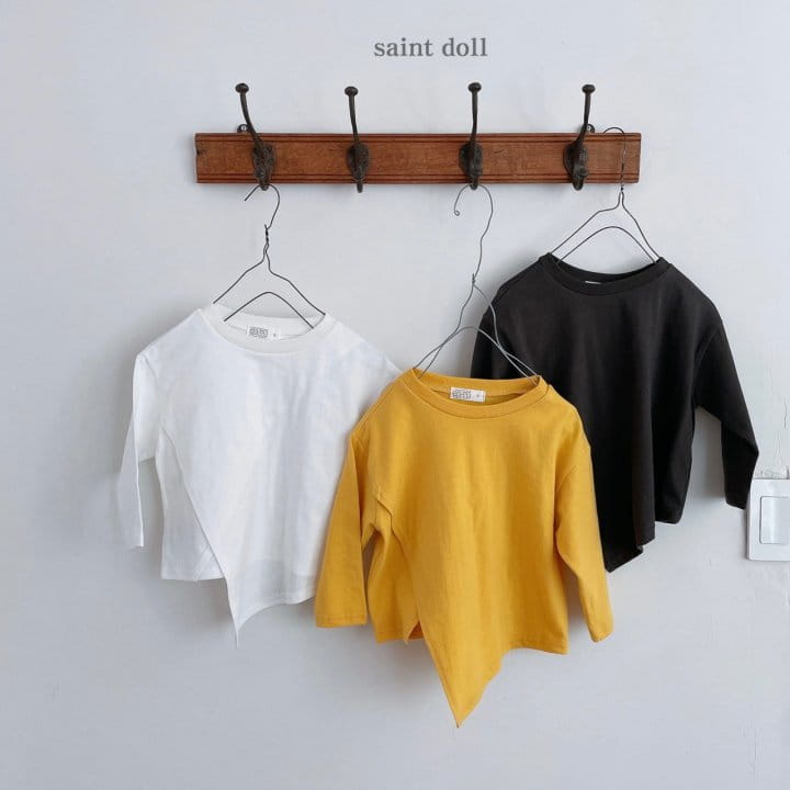 SAINT DOLL - Korean Children Fashion - #Kfashion4kids - Unbalance Line Tee - 2