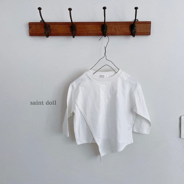 SAINT DOLL - Korean Children Fashion - #Kfashion4kids - Unbalance Line Tee - 3