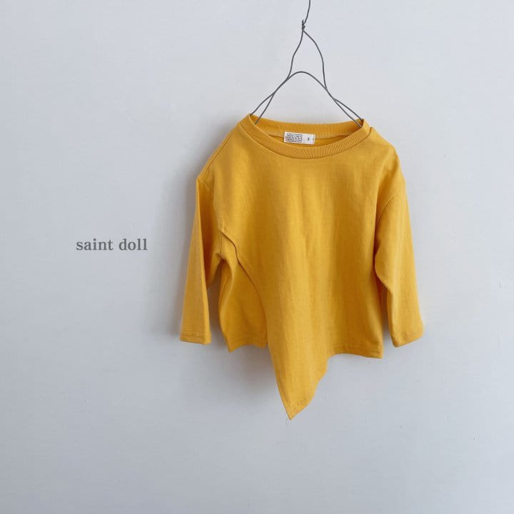 SAINT DOLL - Korean Children Fashion - #Kfashion4kids - Unbalance Line Tee - 4