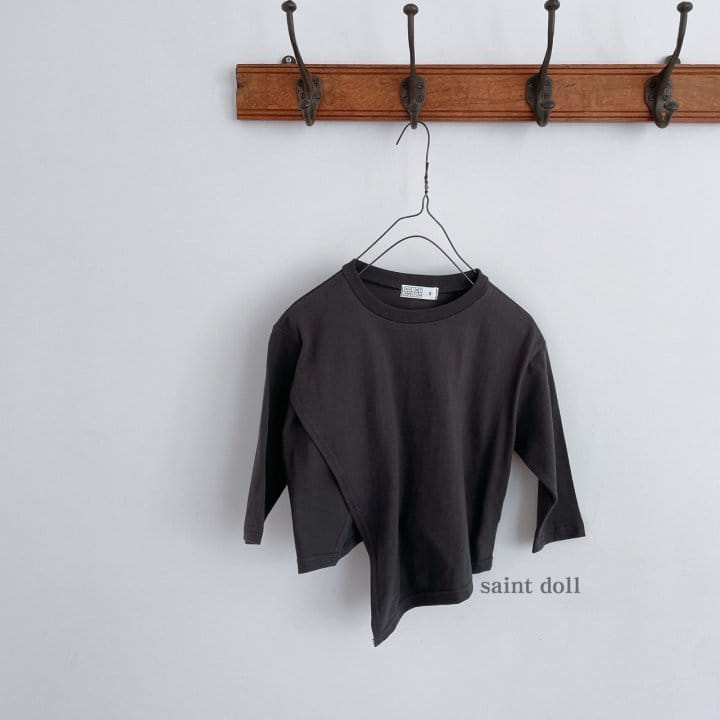 SAINT DOLL - Korean Children Fashion - #Kfashion4kids - Unbalance Line Tee - 5