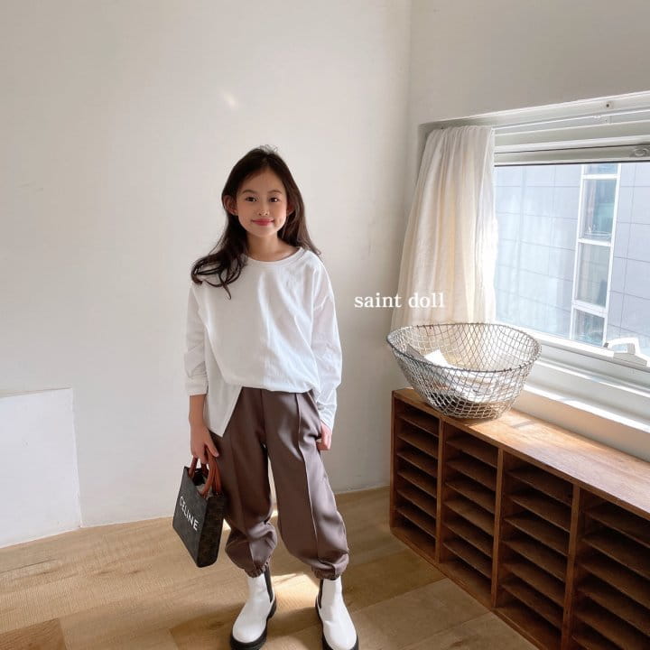 SAINT DOLL - Korean Children Fashion - #Kfashion4kids - Unbalance Line Tee - 7
