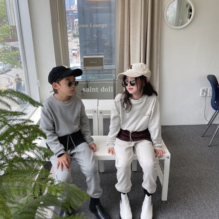 SAINT DOLL - Korean Children Fashion - #Kfashion4kids - Waffle Set - 2