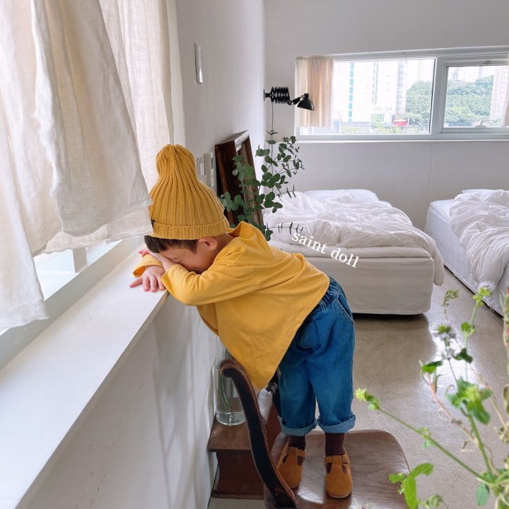 SAINT DOLL - Korean Children Fashion - #Kfashion4kids - Onetuck Denim Pants - 7