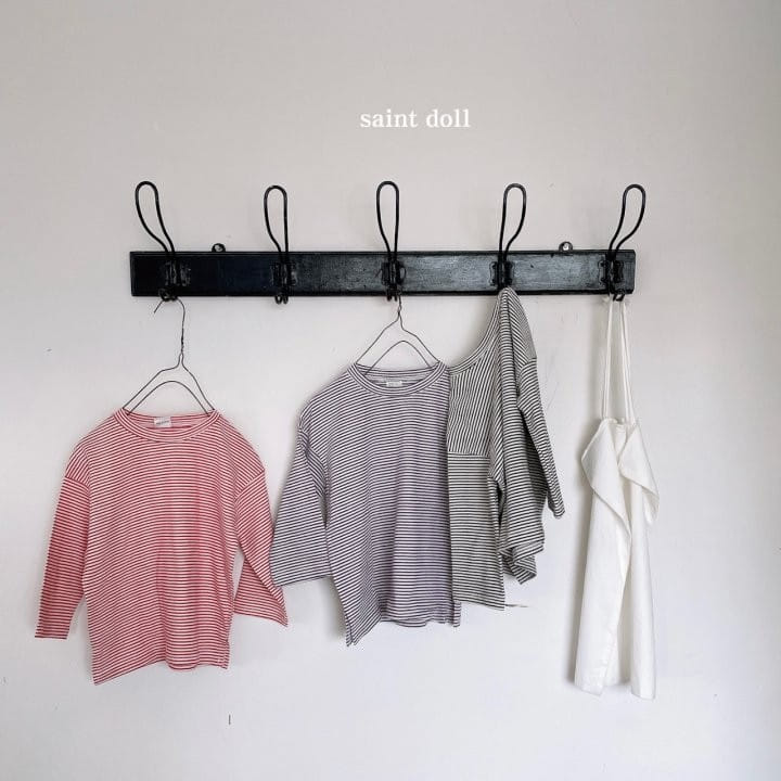 SAINT DOLL - Korean Children Fashion - #Kfashion4kids - Stripe Tee