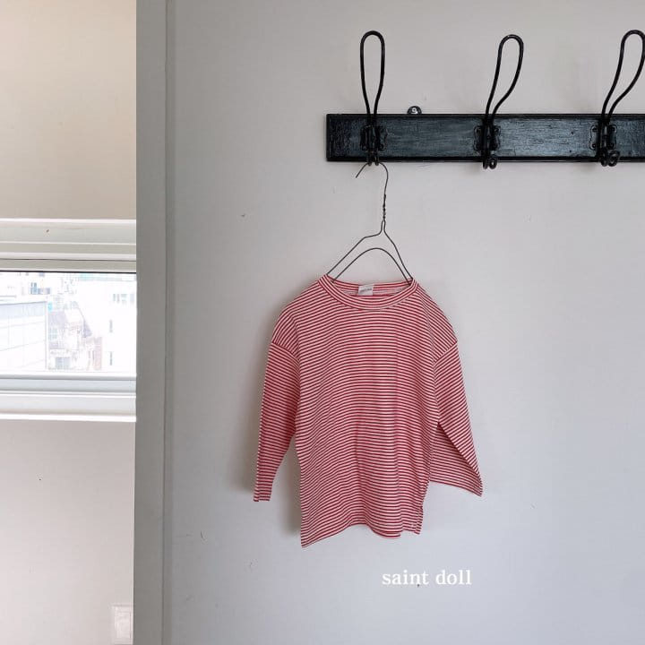 SAINT DOLL - Korean Children Fashion - #Kfashion4kids - Stripe Tee - 3