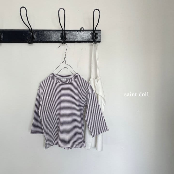SAINT DOLL - Korean Children Fashion - #Kfashion4kids - Stripe Tee - 4