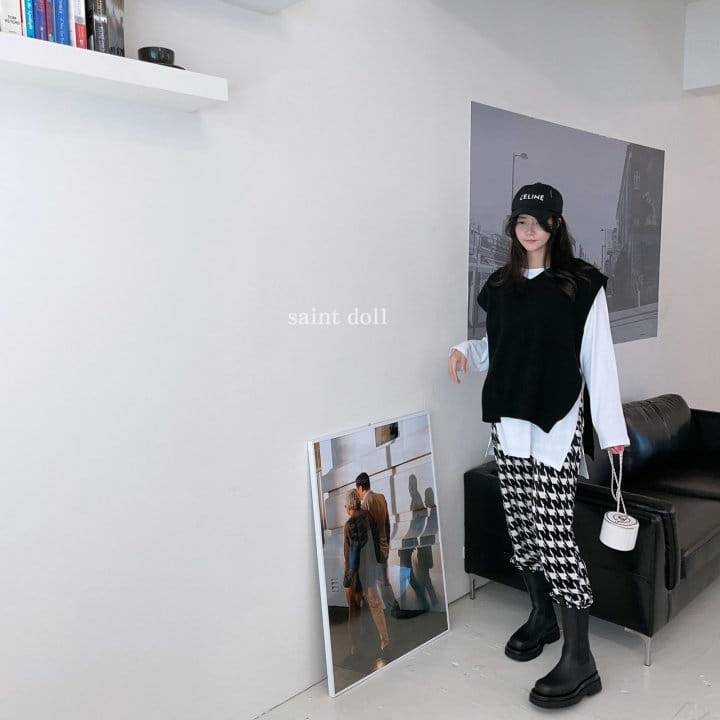 SAINT DOLL - Korean Children Fashion - #Kfashion4kids - Hound Pleats Wide Pants with Mom - 5