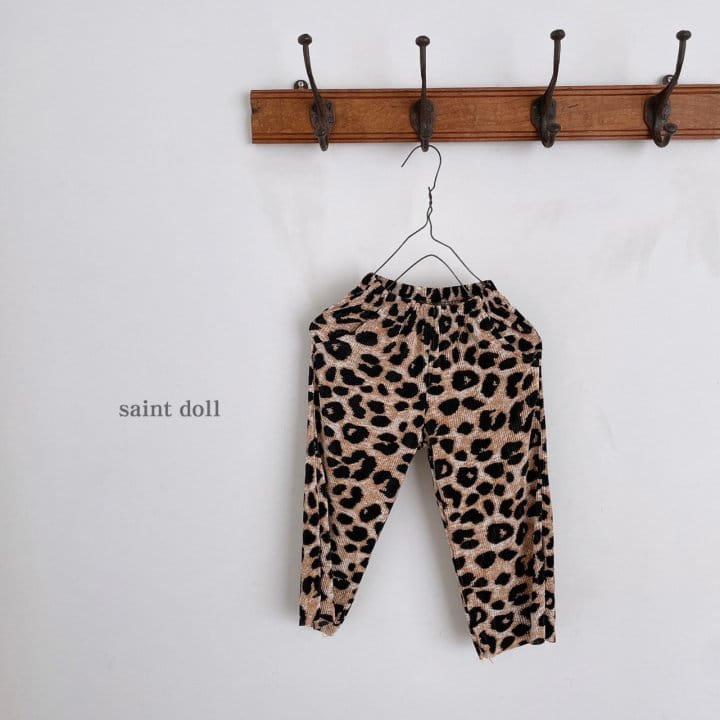SAINT DOLL - Korean Children Fashion - #Kfashion4kids - Leopard Pleats Wide Pants with Mom - 11