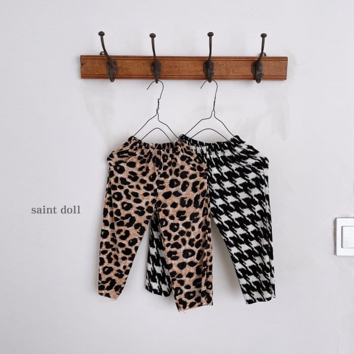 SAINT DOLL - Korean Children Fashion - #Kfashion4kids - Leopard Pleats Wide Pants with Mom - 9