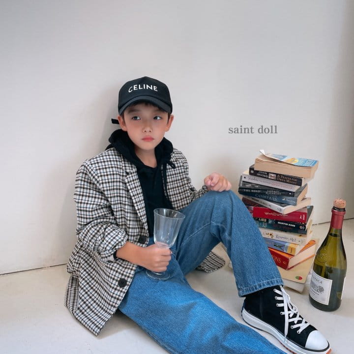 SAINT DOLL - Korean Children Fashion - #Kfashion4kids - Check Jacket - 6
