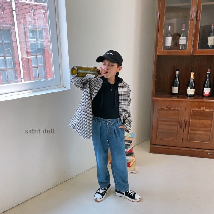 SAINT DOLL - Korean Children Fashion - #Kfashion4kids - Check Jacket - 9