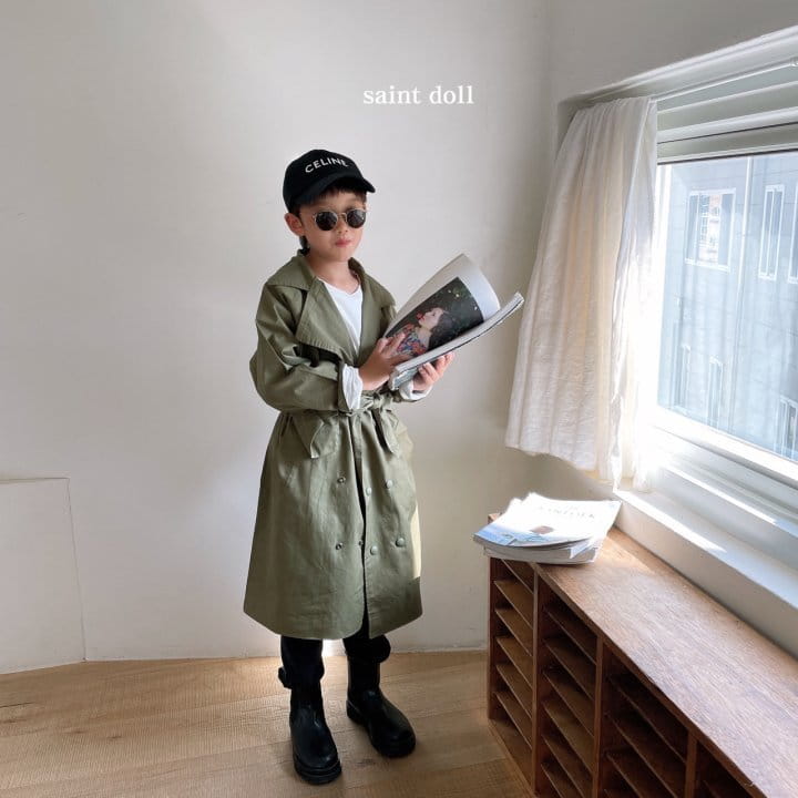 SAINT DOLL - Korean Children Fashion - #Kfashion4kids - Pocket Trench Coat - 11