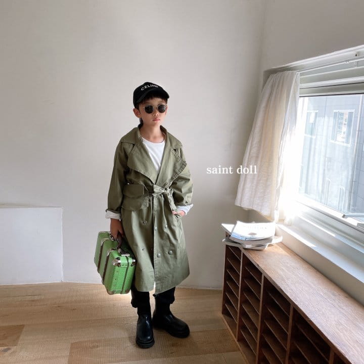 SAINT DOLL - Korean Children Fashion - #Kfashion4kids - Pocket Trench Coat - 12