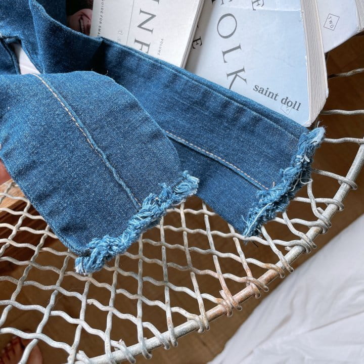 SAINT DOLL - Korean Children Fashion - #Kfashion4kids - Pintuck Denim Leggings - 4