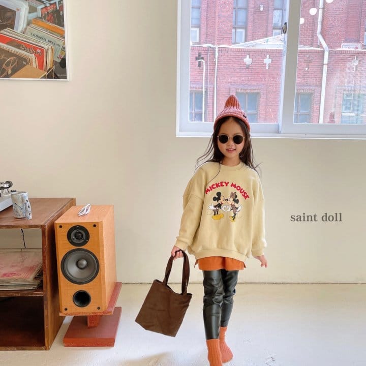 SAINT DOLL - Korean Children Fashion - #Kfashion4kids - Leopard Mickey Sweatshirt with Mom - 12
