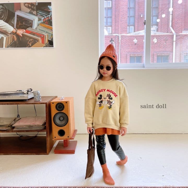 SAINT DOLL - Korean Children Fashion - #Kfashion4kids - Leopard Mickey Sweatshirt with Mom - 6