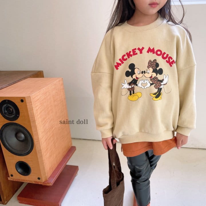 SAINT DOLL - Korean Children Fashion - #Kfashion4kids - Leopard Mickey Sweatshirt with Mom - 7